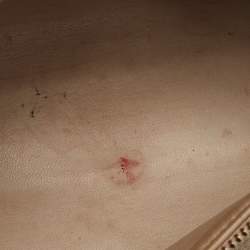 Pre Owned Loro Piana Beige Leather Extra Pocket L19 Pouch