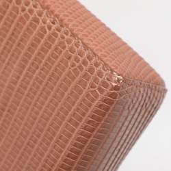 Pre Owned Loro Piana Brown Lizard Extra Pocket L19 Pouch