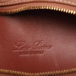 Pre Owned Loro Piana Brown Lizard Extra Pocket L19 Pouch