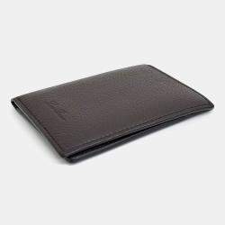 Pre Owned Loro Piana Brown Leather card wallet