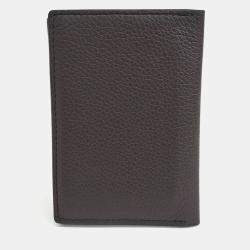 Pre Owned Loro Piana Brown Leather card wallet