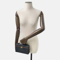 Pre Owned Loro Piana Loro Piana Extra Pocket L19 Black Leather