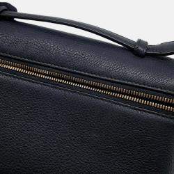 Pre Owned Loro Piana Loro Piana Extra Pocket L19 Black Leather