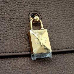 Pre Owned Loro Piana Brown Leather Roombag