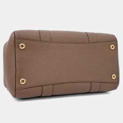 Pre Owned Loro Piana Brown Leather Roombag