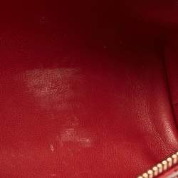 Pre Owned Loro Piana L19 Red Python Extra Pocket Pouch