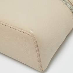 مملوكة مسبقًا Loro Piana Extra Pocket L19 Light Beige Leather Pouch Bag