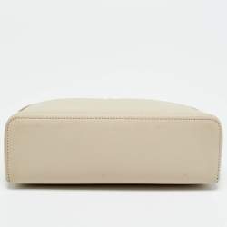 مملوكة مسبقًا Loro Piana Extra Pocket L19 Light Beige Leather Pouch Bag