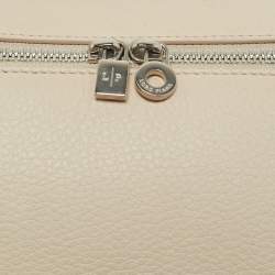 مملوكة مسبقًا Loro Piana Extra Pocket L19 Light Beige Leather Pouch Bag