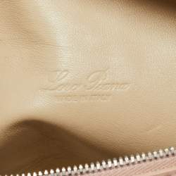 مملوكة مسبقًا Loro Piana Extra Pocket L19 Pink Leather Pouch Bag