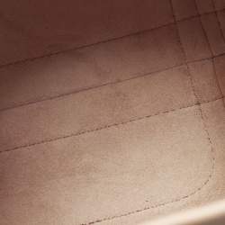 Pre Owned Loro Piana Bale Micro Pink Leather Bucket Bag