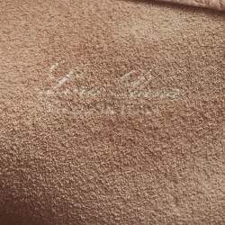 Pre Owned Loro Piana Bale Micro Pink Leather Bucket Bag