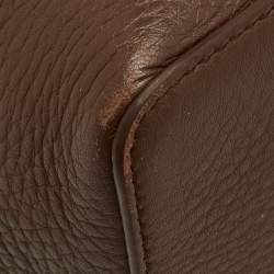 مملوكة مسبقًا حقيبة جيب إضافية لورو بيانا L27 جلد بني