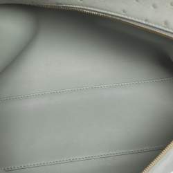 Pre Owned حقيبة صغيرة لورو بيانا L27 جيب إضافي جلد نعام رمادي