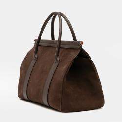 Pre Owned Loro Piana Brown Nubuck Loom L32