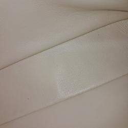 Pre Owned Loro Piana Beige Leather Loro Piana Extra Pocket L19 Pouch Bag