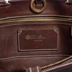 Pre Owned Loro Piana Brown Leather Tote
