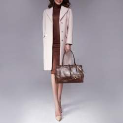 Pre Owned Loro Piana Brown Leather Tote