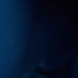 Pre Owned Loro Piana Blue Ostrich L19 Pouch