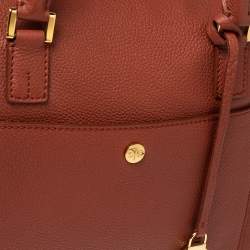 Pre Owned Loro Piana Brown Pebbled Leather Tote