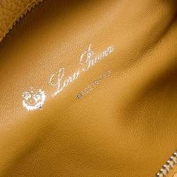 Loro Piana Yellow Leather L19 Pouch