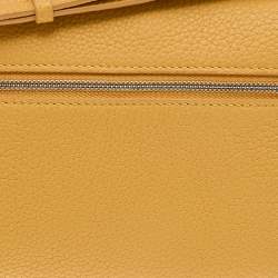 Loro Piana Yellow Leather L19 Pouch