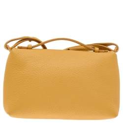 Loro Piana Yellow Leather L19 Pouch