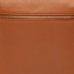 Pre Owned Loro Piana Brown Leather Extra Pocket L23 Backpack