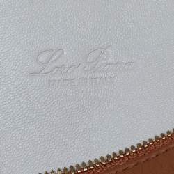 Pre Owned Loro Piana Brown Leather Extra Pocket L23 Backpack