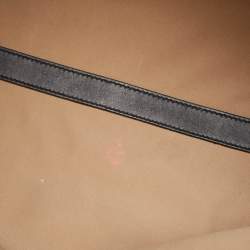 Loro Piana Cream/Black Raffia and Leather Inside Out Tote