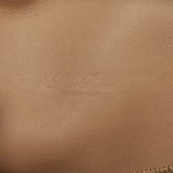 Pre Owned Loro Piana Beige Ostrich Extra Pocket L27 Pouch