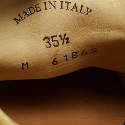 Pre Owned Loro Piana Yellow Suede Summer Charms Walk Loafers Size 35.5