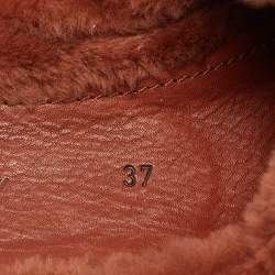 Pre Owned Loro Piana Brown Suede Charms Walk Babouche Mules Size 37