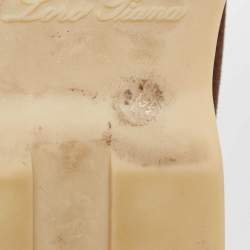 Pre Owned Loro Piana Brown Suede Summer Charms Walk Loafers Size 39.5