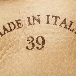 Pre Owned Loro Piana Beige Suede Summer Charms Walk Slip On Loafers Size 39