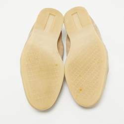 Pre Owned Loro Piana Beige Suede Summer Charms Walk Slip On Loafers Size 39