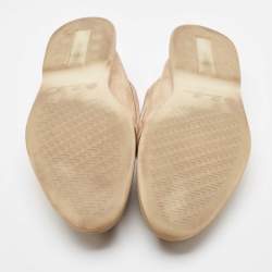 Pre Owned Loro Piana Brown Suede Summer Charms Walk Loafers Size 40.5