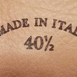 Pre Owned Loro Piana Brown Suede Summer Charms Walk Loafers Size 40.5