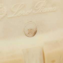 Pre Owned Loro Piana Beige Suede Summer Charms Walk Loafers Size 36.5