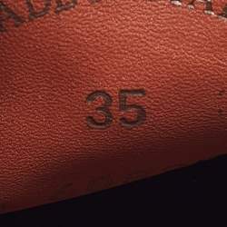 Pre Owned Loro Piana Navy Blue Suede Cocoon Walk Loafers Size 35