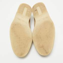 Pre Owned Loro Piana Beige Suede Summer Charms Walk Loafers Size 38