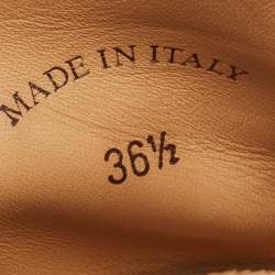 Pre Owned Loro Piana Black Suede Open Walk Ankle Length Boots Size 36.5