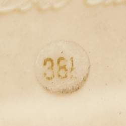 Pre Owned Loro Piana Green Suede Summer Charms Walk Loafers Size 38.5