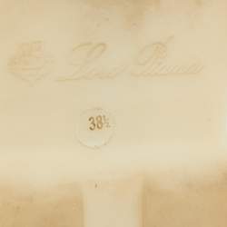 Pre Owned Loro Piana Blue Nubuck Leather Summer Charms Walk Loafers Size 38.5