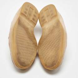 Pre Owned Loro Piana Beige Suede Open Walk Ankle Length Boots Size 40