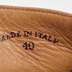 Pre Owned Loro Piana Beige Suede Open Walk Ankle Length Boots Size 40