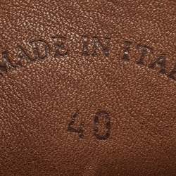 Pre Owned Loro Piana Brown Suede Summer Charms Walk Loafers Size 40