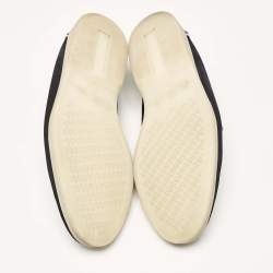 Pre Owned Loro Piana Blue Suede Summer Charms Walk Slip On Loafers Size 37