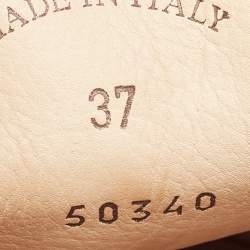 Pre Owned Loro Piana Beige Suede Summer Charms Walk Mules Size 37