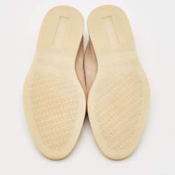 Pre Owned Loro Piana Beige Suede Summer Charms Walk Loafers Size 36